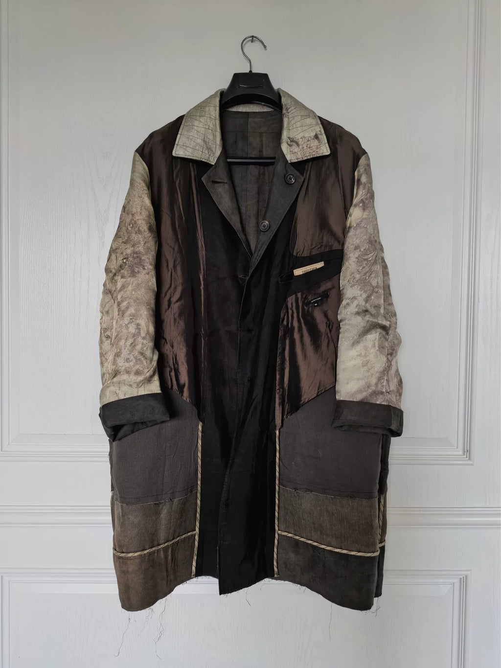 Ziggy Chen 23SS Reversible Cold-Dyed Rust-Dyed Coat Trench Coat Outerwear