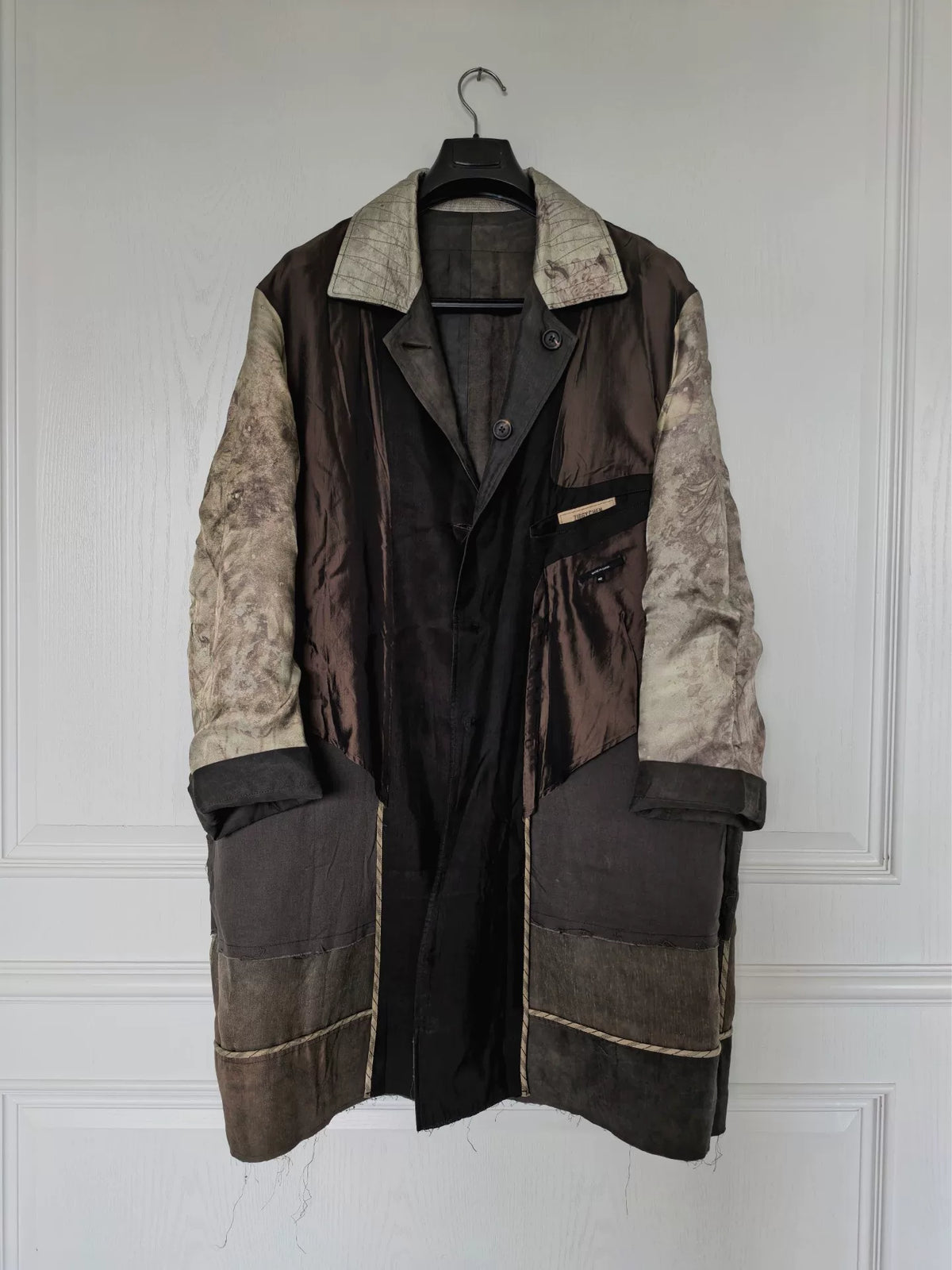 Ziggy Chen 23SS Reversible Cold-Dyed Rust-Dyed Coat Trench Coat Outerwear