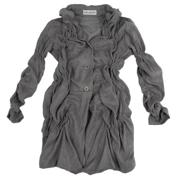 Issey Miyake Grey Pleated Jacket