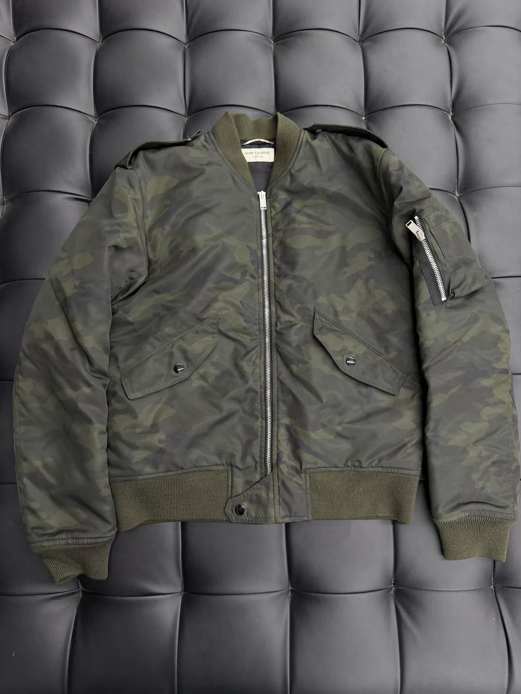 Saint Laurent FW16 Camouflage Jacket