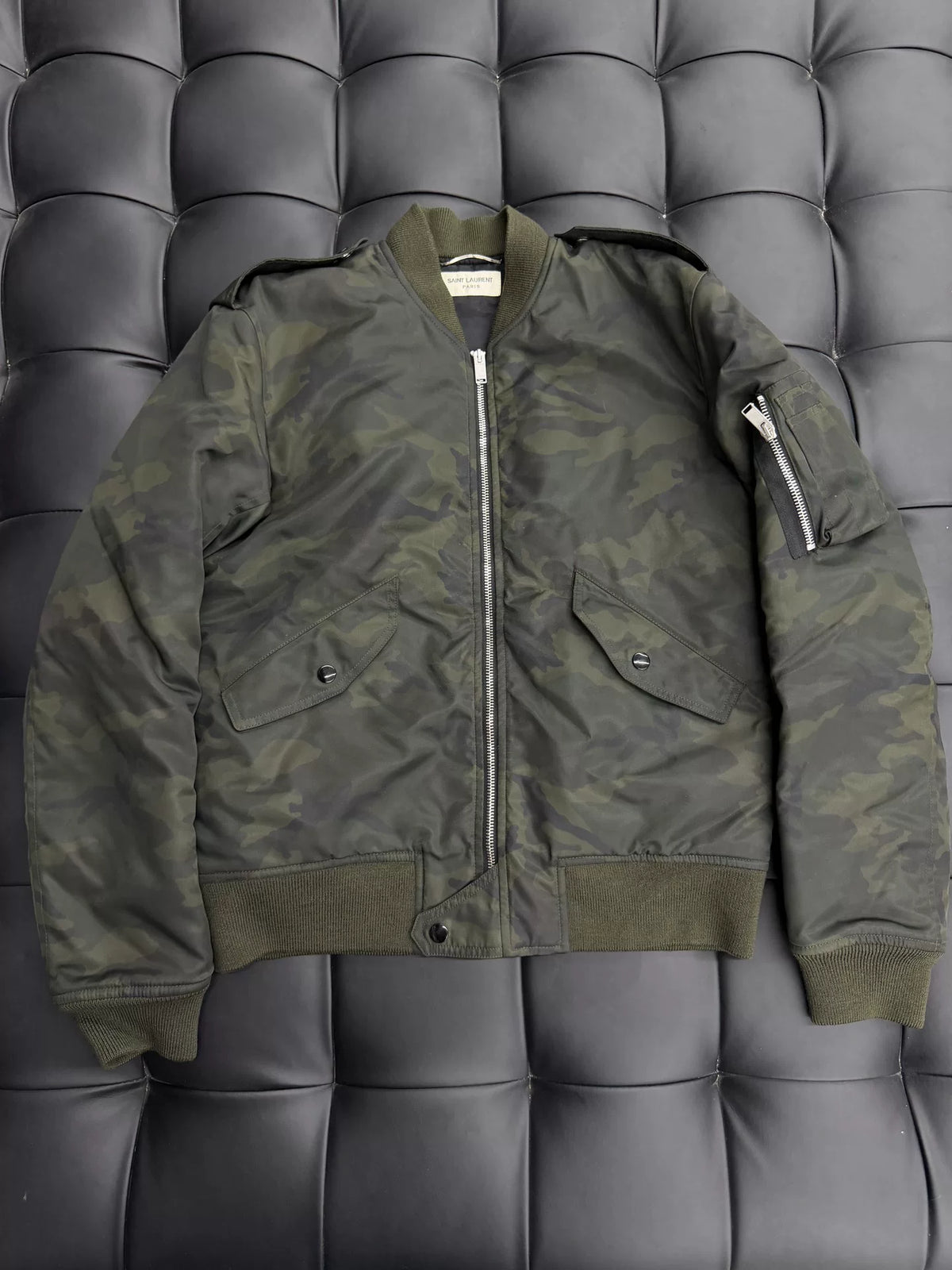 Saint Laurent FW16 Camouflage Jacket