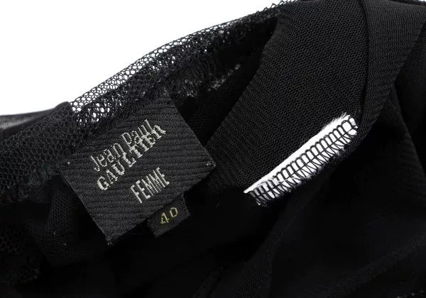 Jean Paul Gaultier Vintage Black Mesh Top