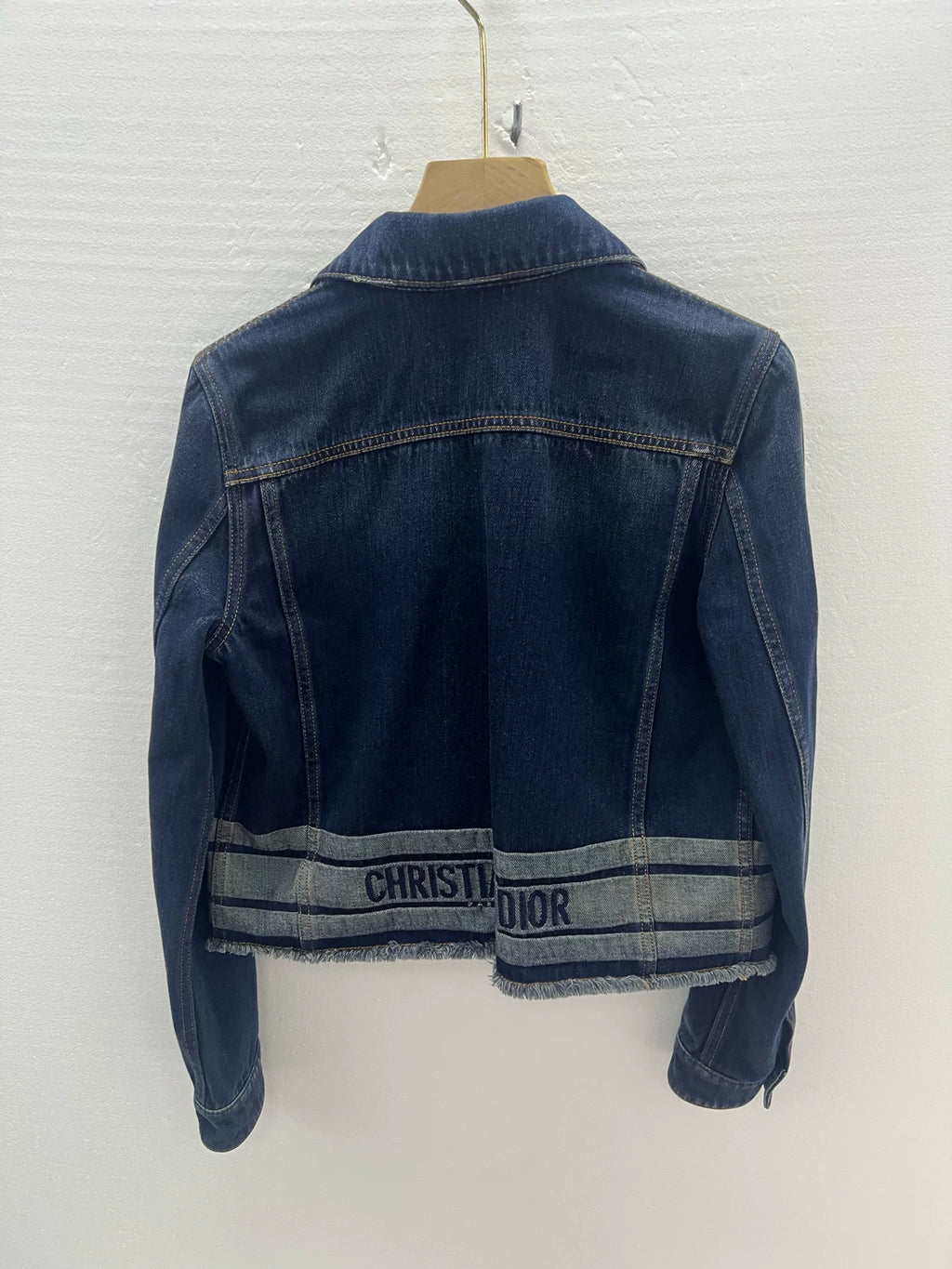 Dior Honeybee Embroidered Denim Jacket