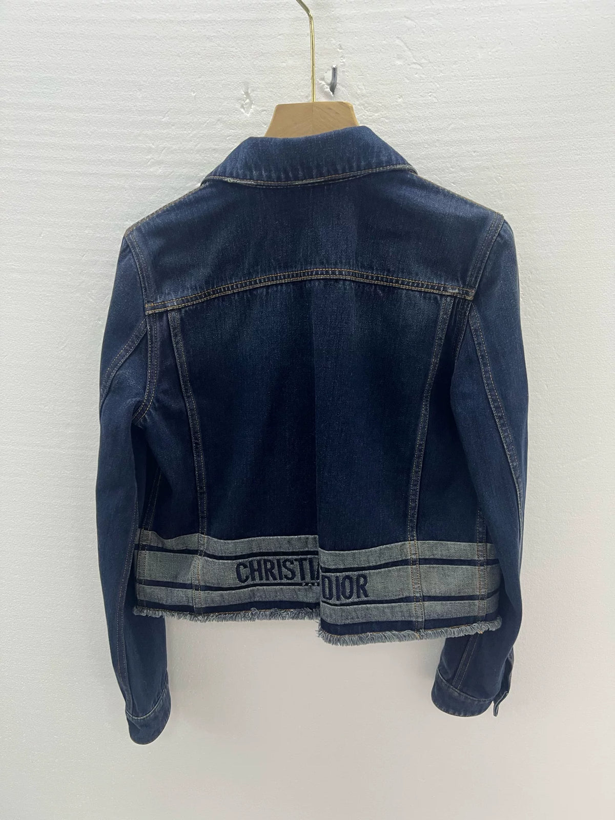 Dior Honeybee Embroidered Denim Jacket