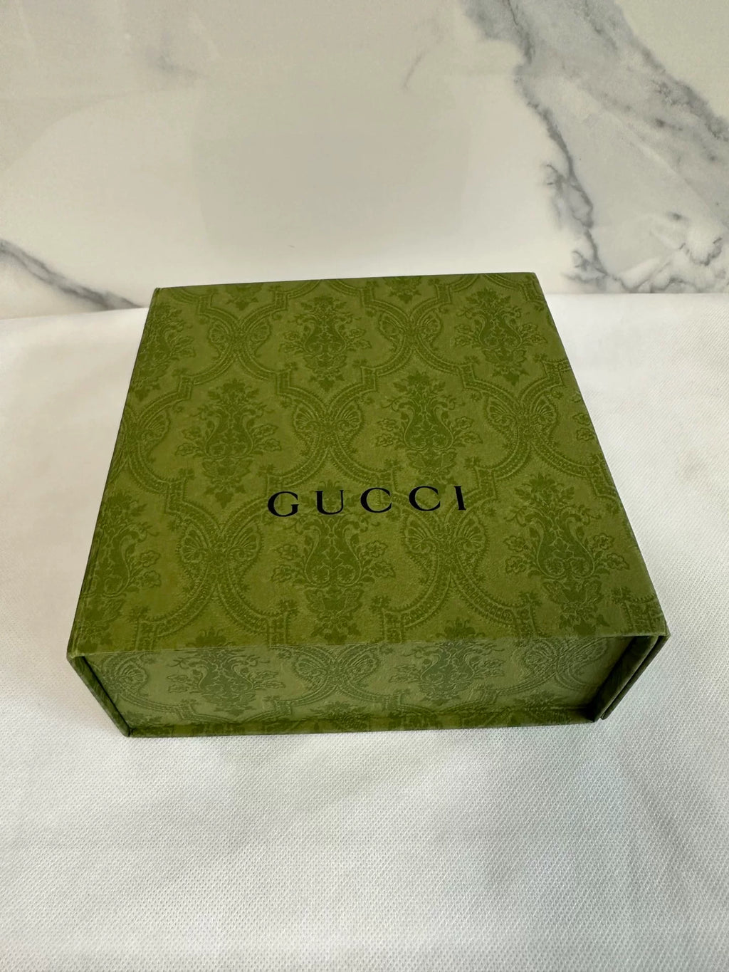 Gucci Black GG Embossed Belt