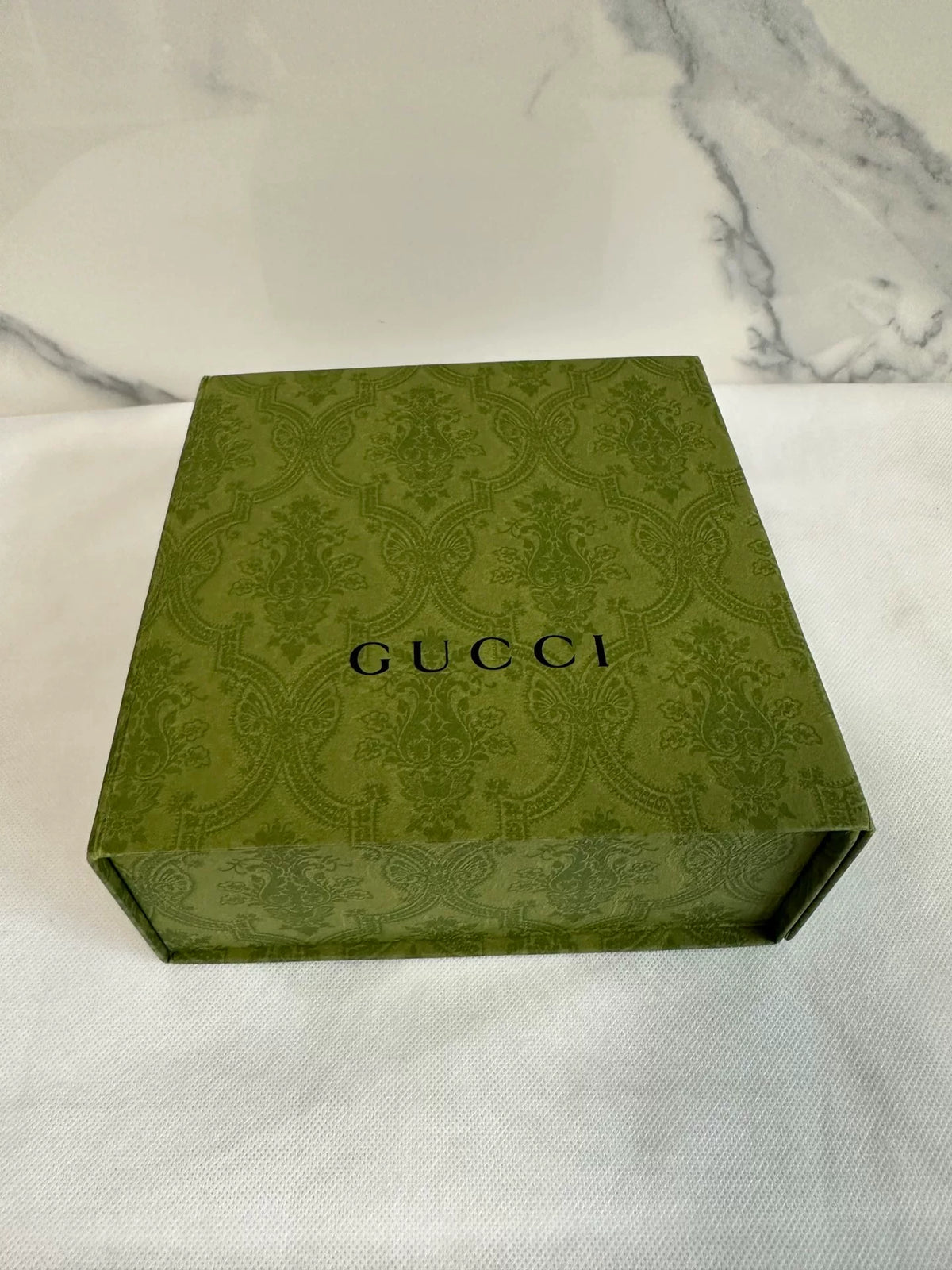 Gucci Black GG Embossed Belt