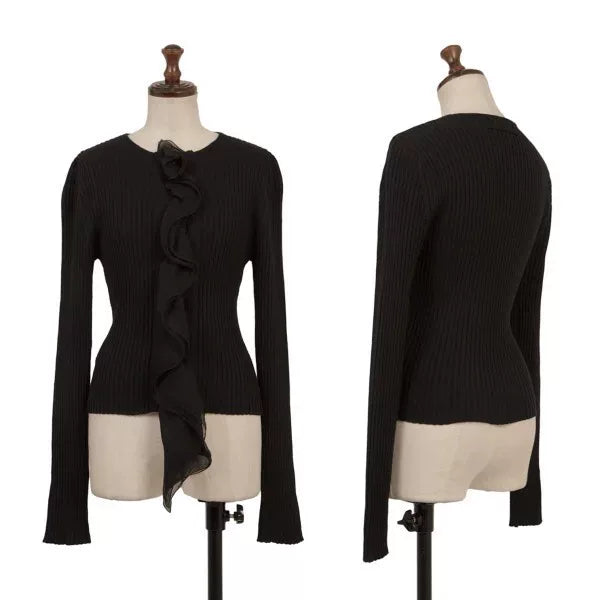 Jean Paul Gaultier Vintage Black Embellished Knit Top