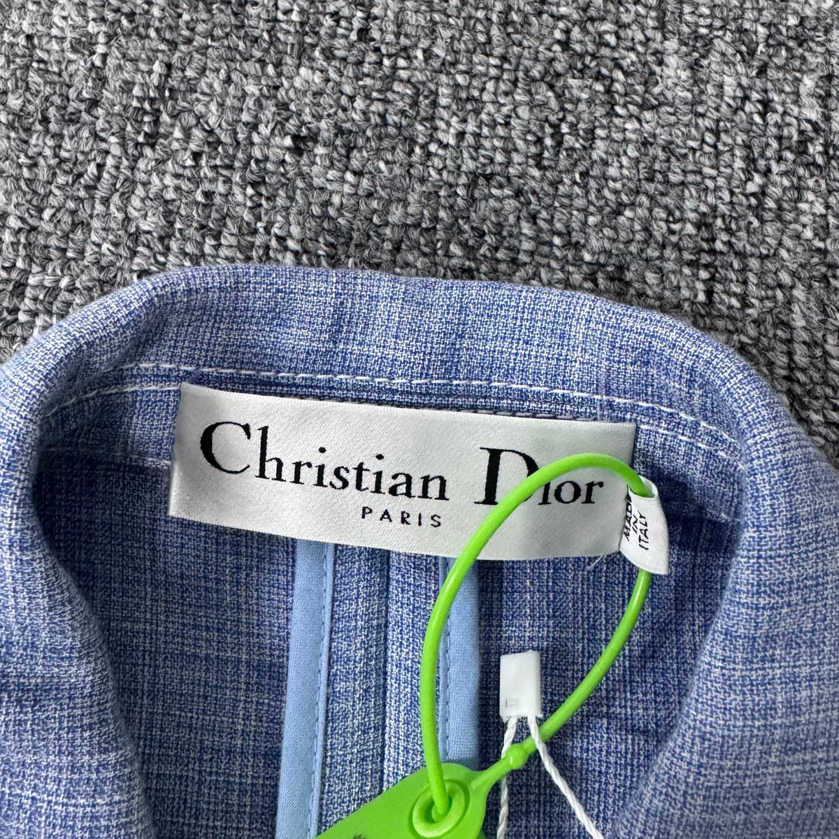 Dior Jacket Runway Pocket Double-Breasted Denim Coat