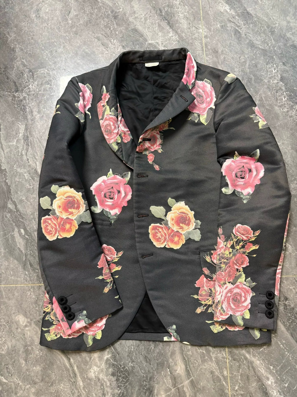 Comme Des Garcons 12AW Floral Embroidered Suit