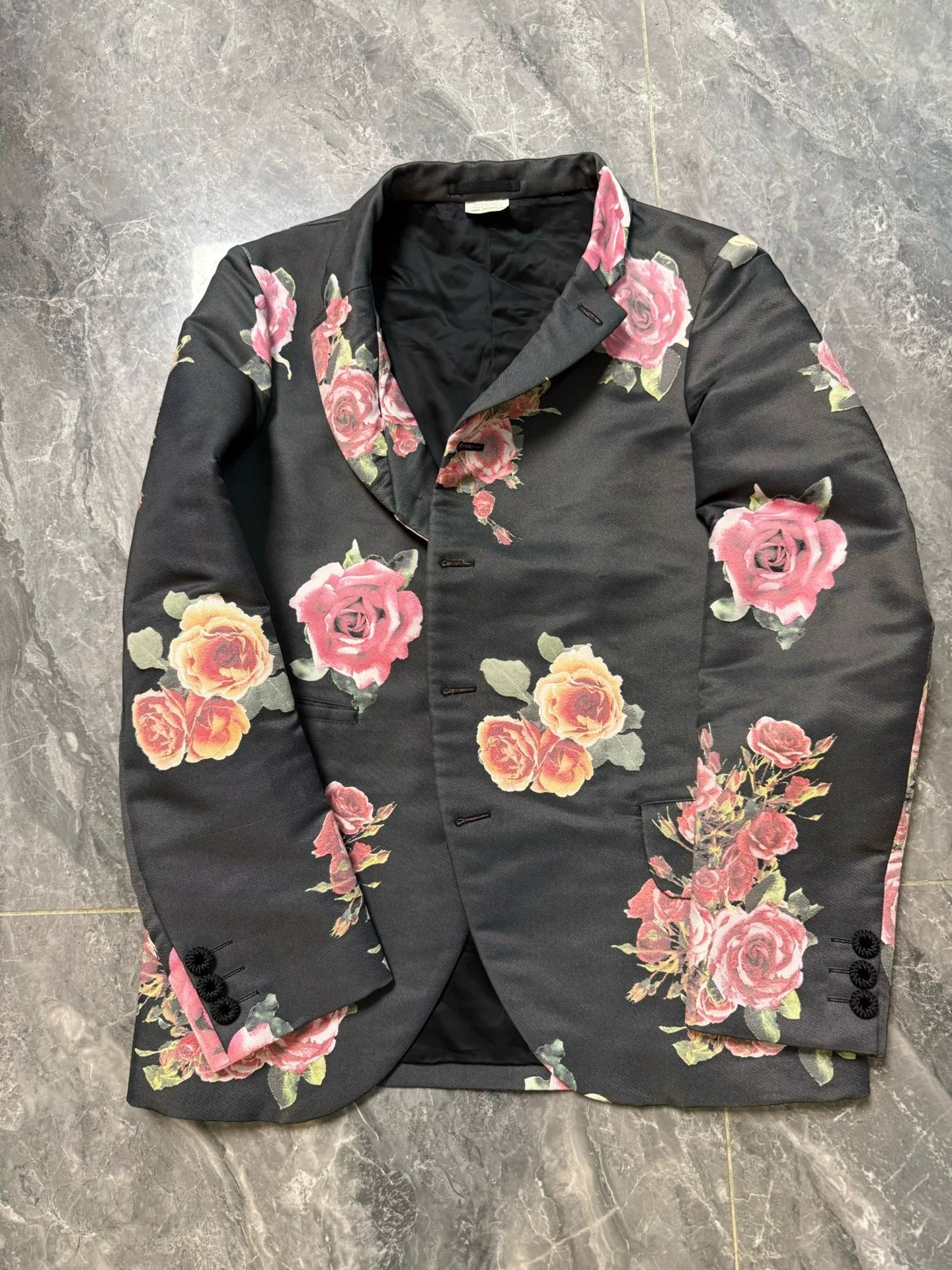 Comme Des Garcons 12AW Floral Embroidered Suit