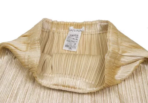 Issey Miyake Vintage Beige Pleated Skirt