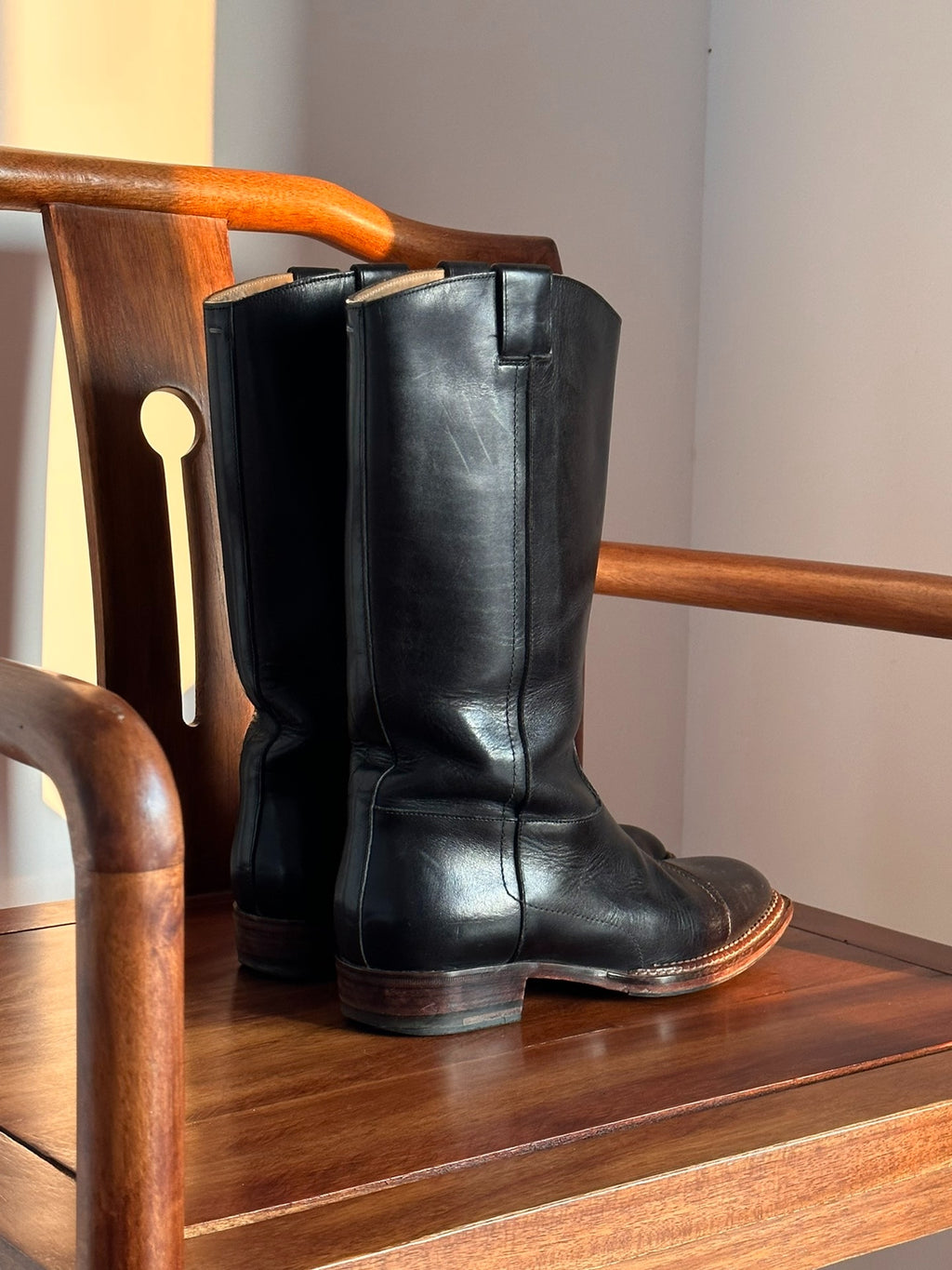 Maison Martin Margiela Hippie Hurricane Denim Boots