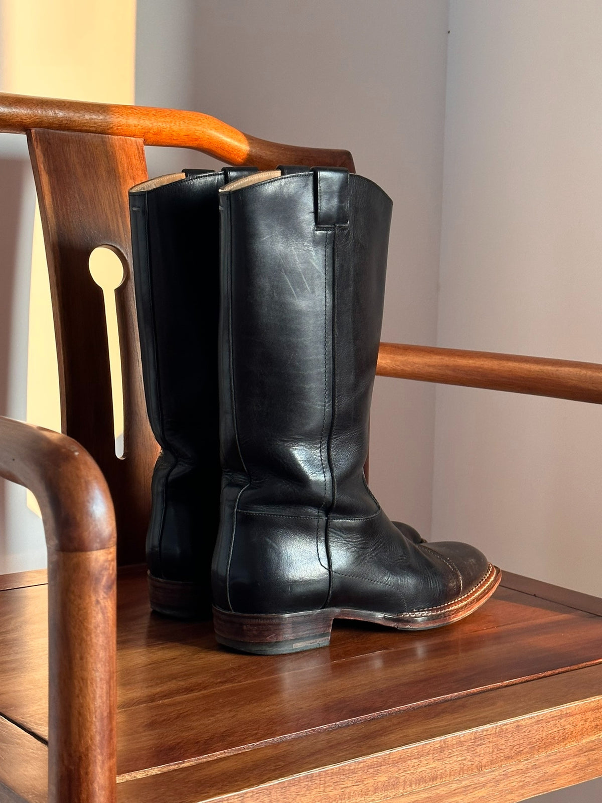 Maison Martin Margiela Hippie Hurricane Denim Boots