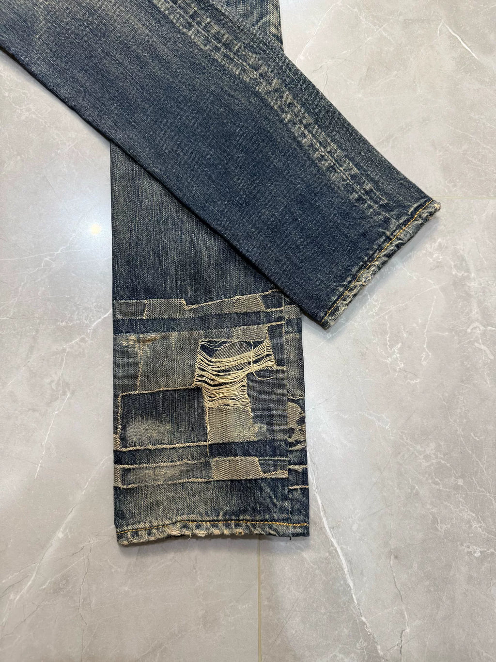 mastermind Japan SS06 Skull Patch Denim Jeans