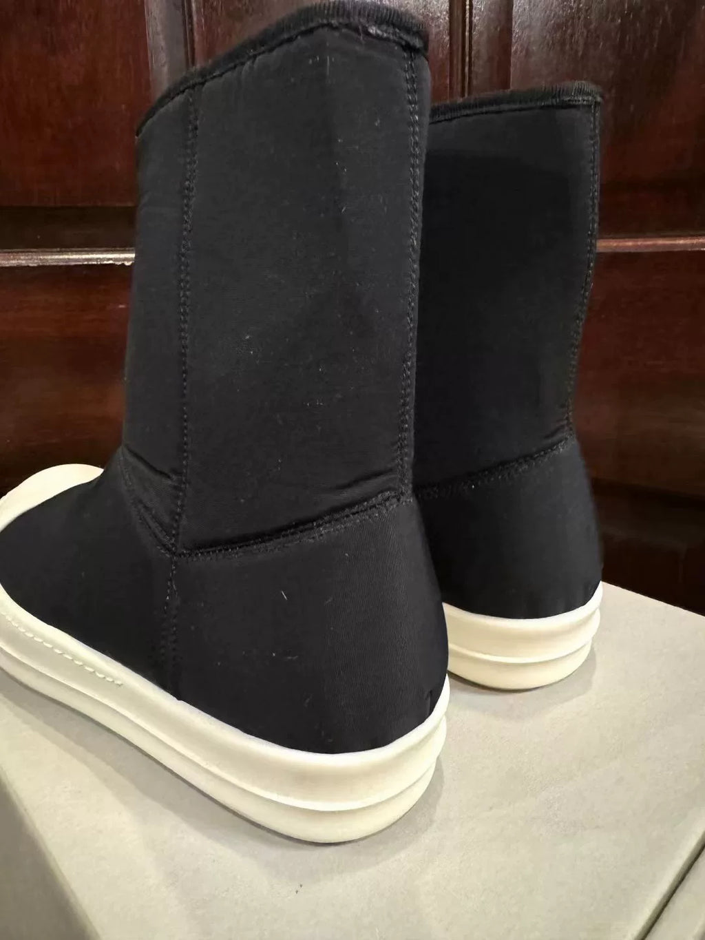 Rick Owens Black Ramones Boots