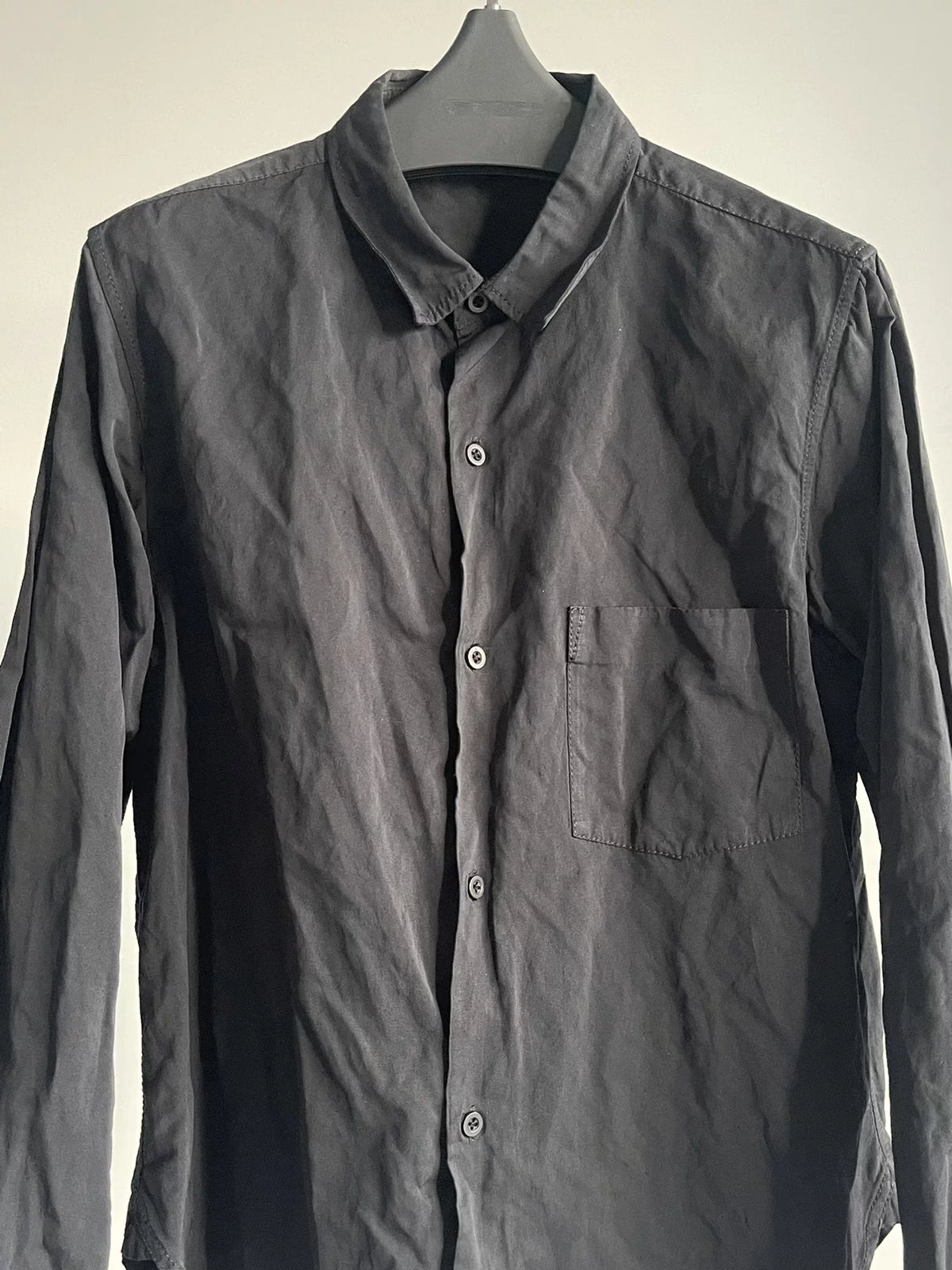 Ann Demeulemeester Metal Wire Memory Fabric Shirt