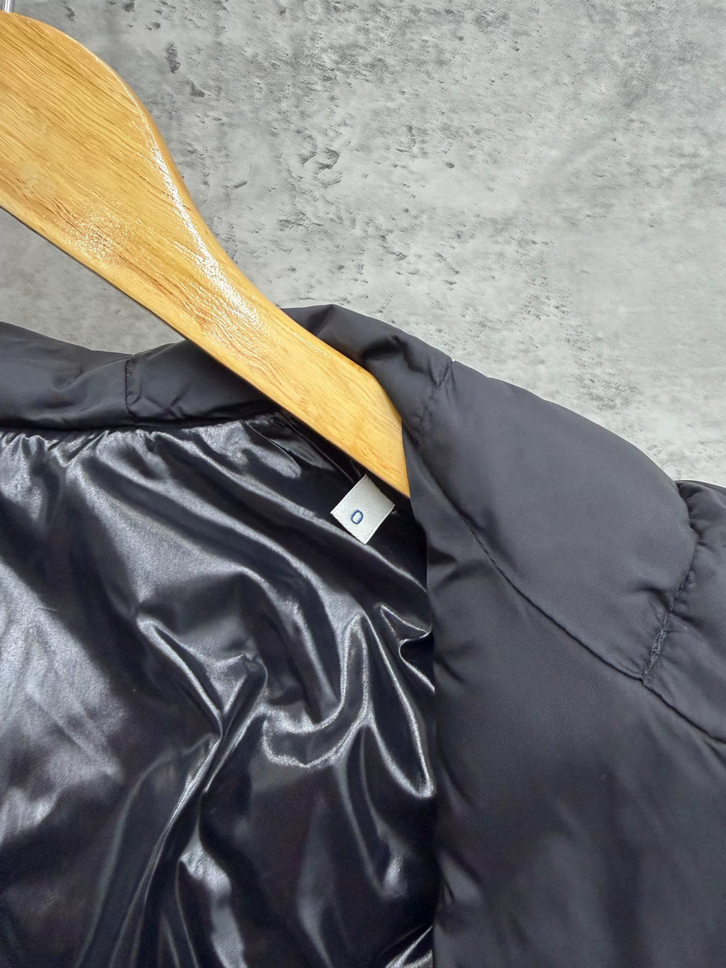 Moncler Belloy Glossy Fur-Collar Down Coat