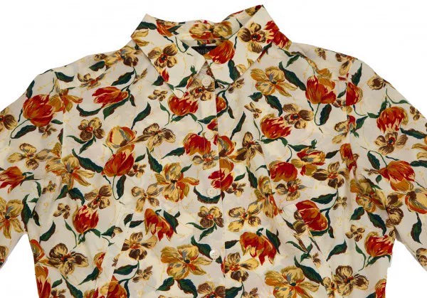 Jean Paul Gaultier Vintage Yellow Floral Mesh Dress