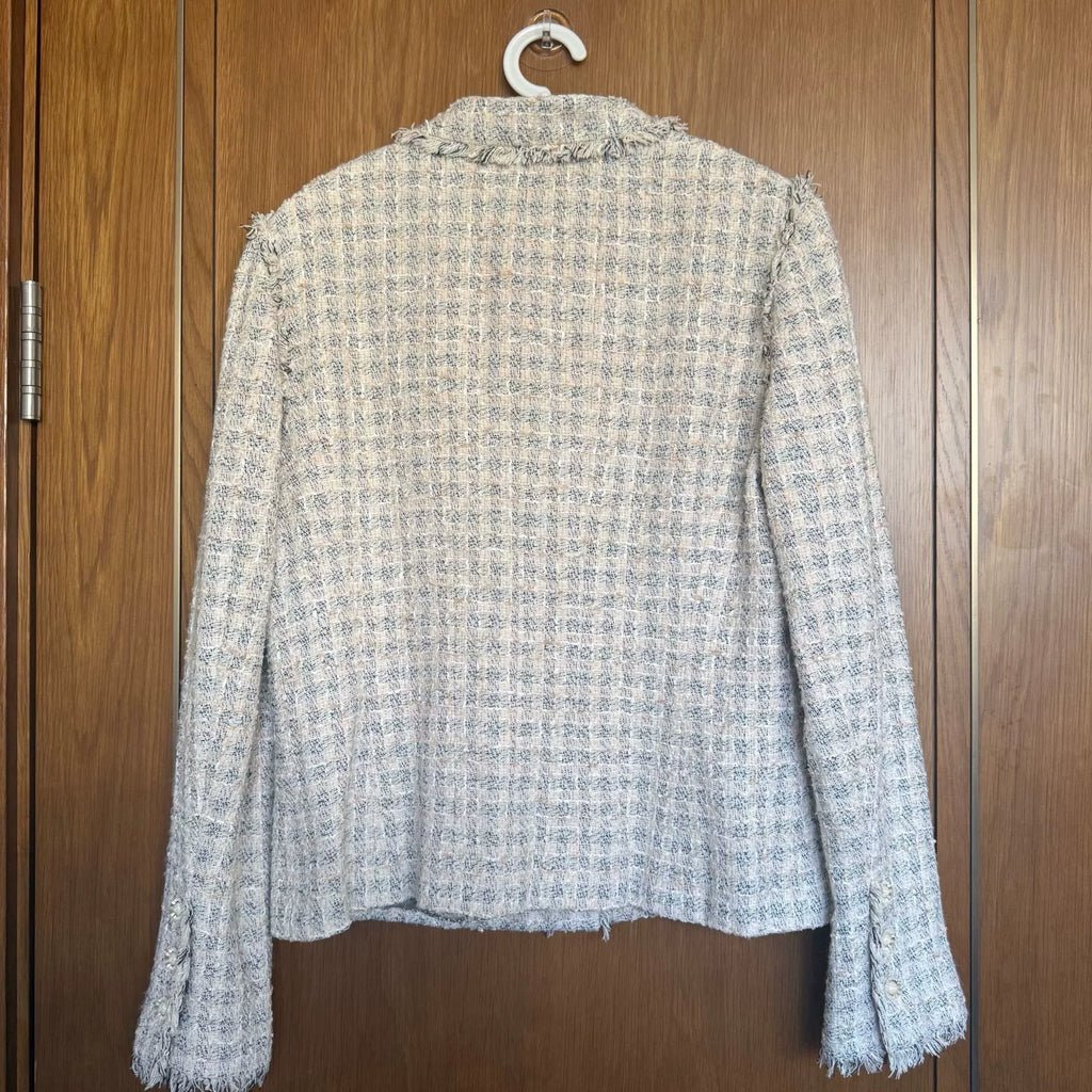 Chanel Fringe Collared Jacket