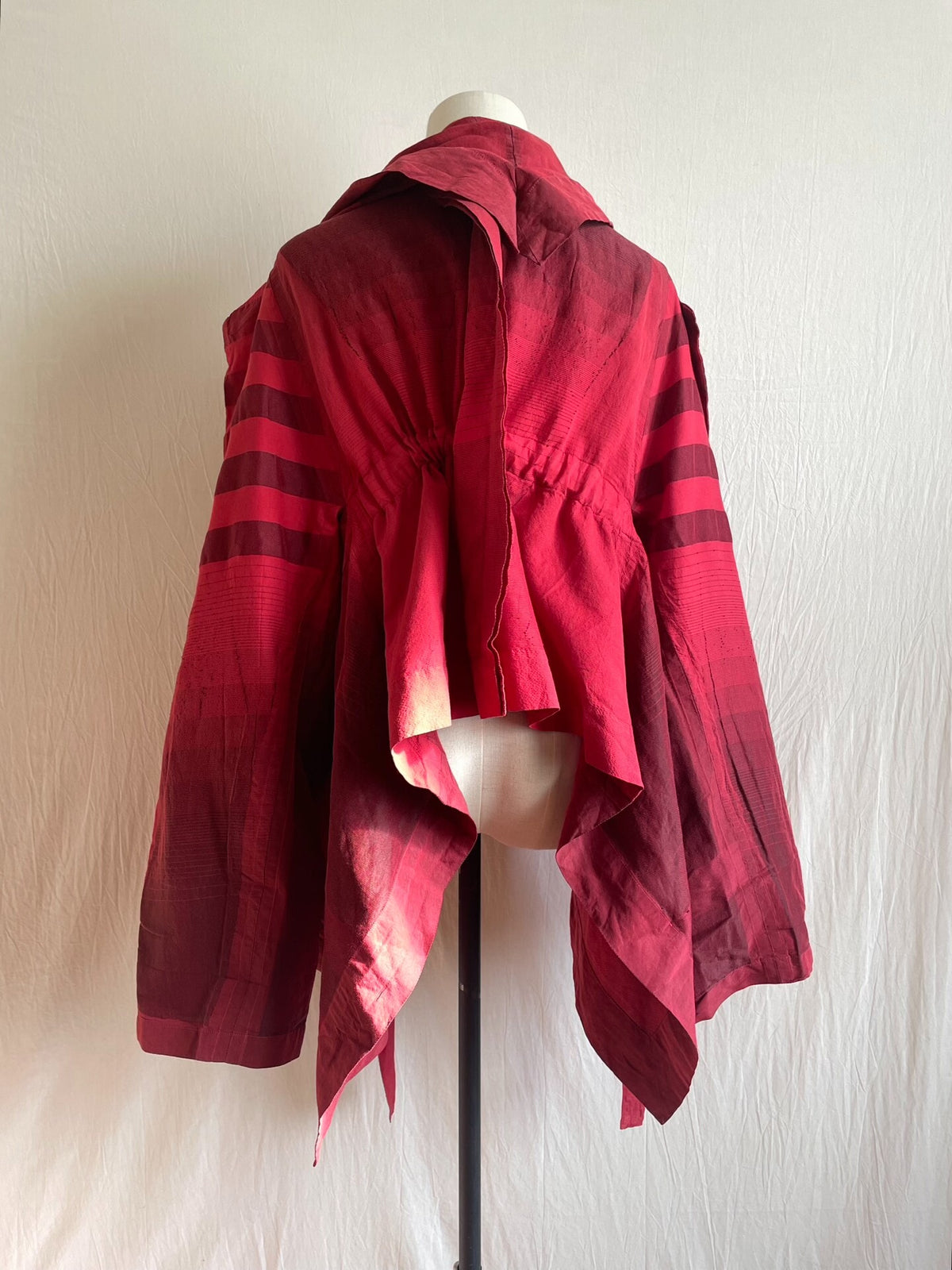 Issey Miyake Crimson Peeling Top