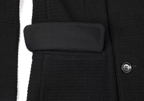 Yohji Yamamoto Black Double-Breasted Jacket