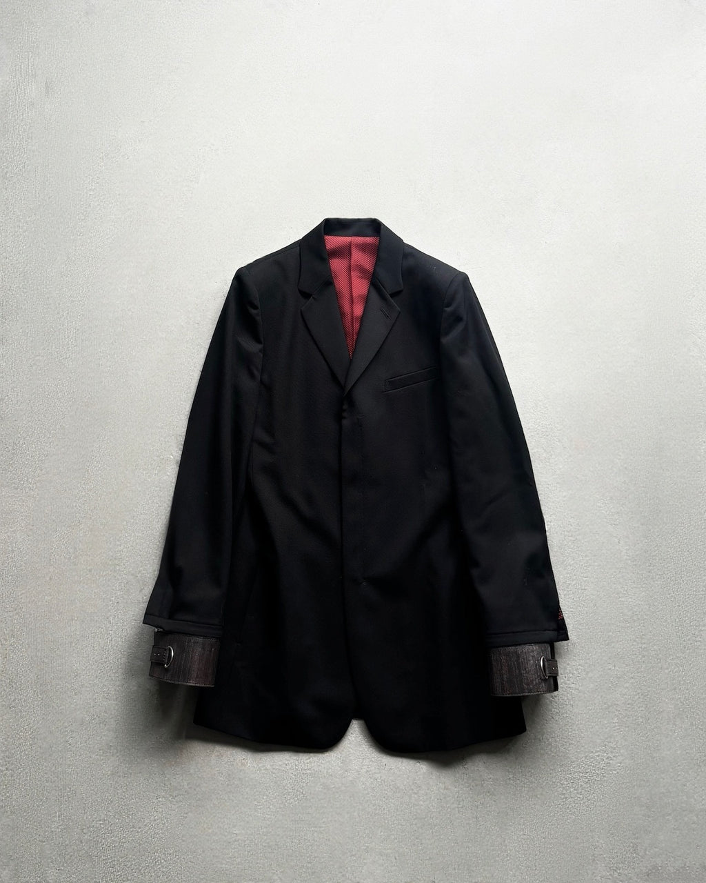 Jean Paul Gaultier Leather Cuff Blazer