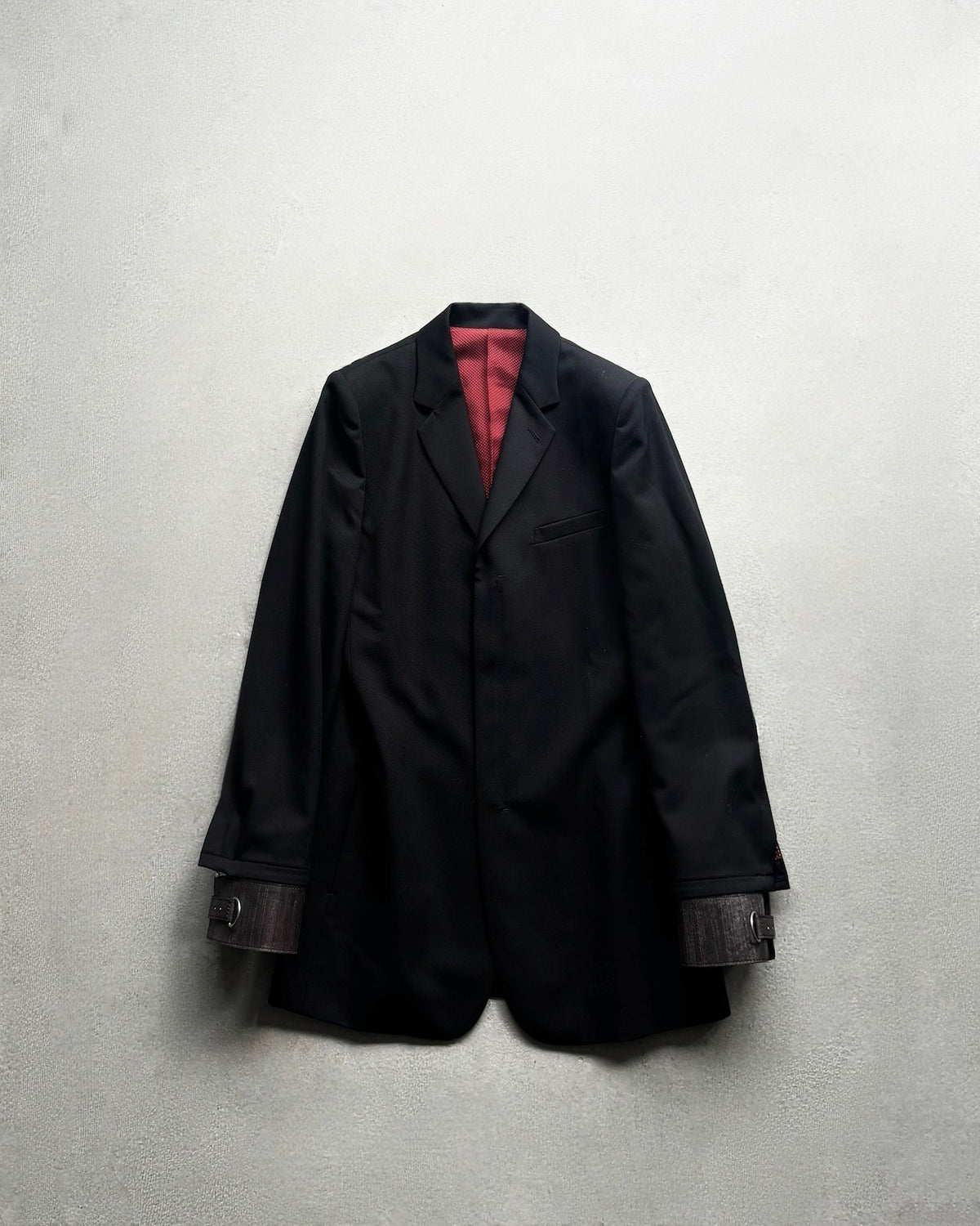 Jean Paul Gaultier Leather Cuff Blazer