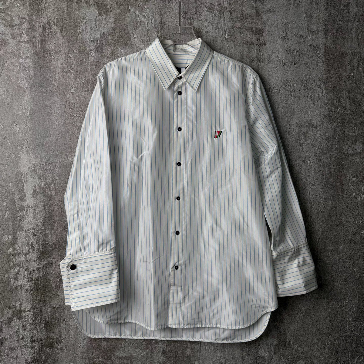 Louis Vuitton Blue Striped Shirt