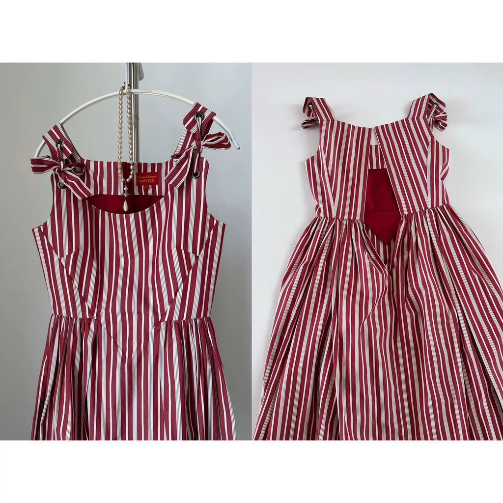 Vivienne Westwood red label mid-length striped dress