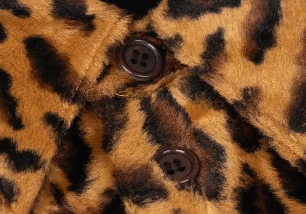 Jean Paul Gaultier Vintage Leopard Print Fur Jacket