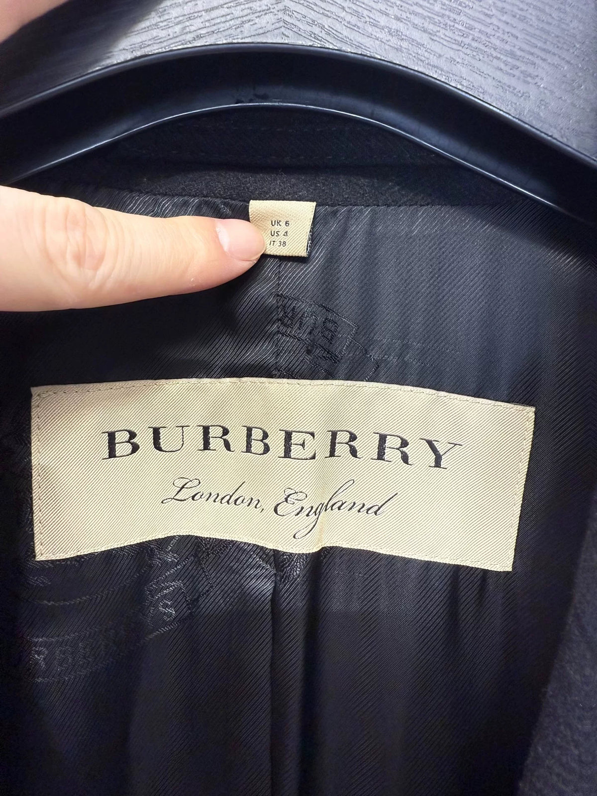 Burberry SS23 Black Coat