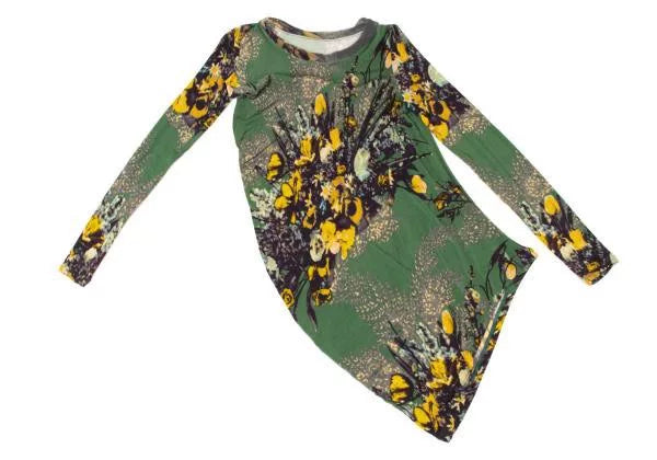 Jean Paul Gaultier Vintage Green Floral Top