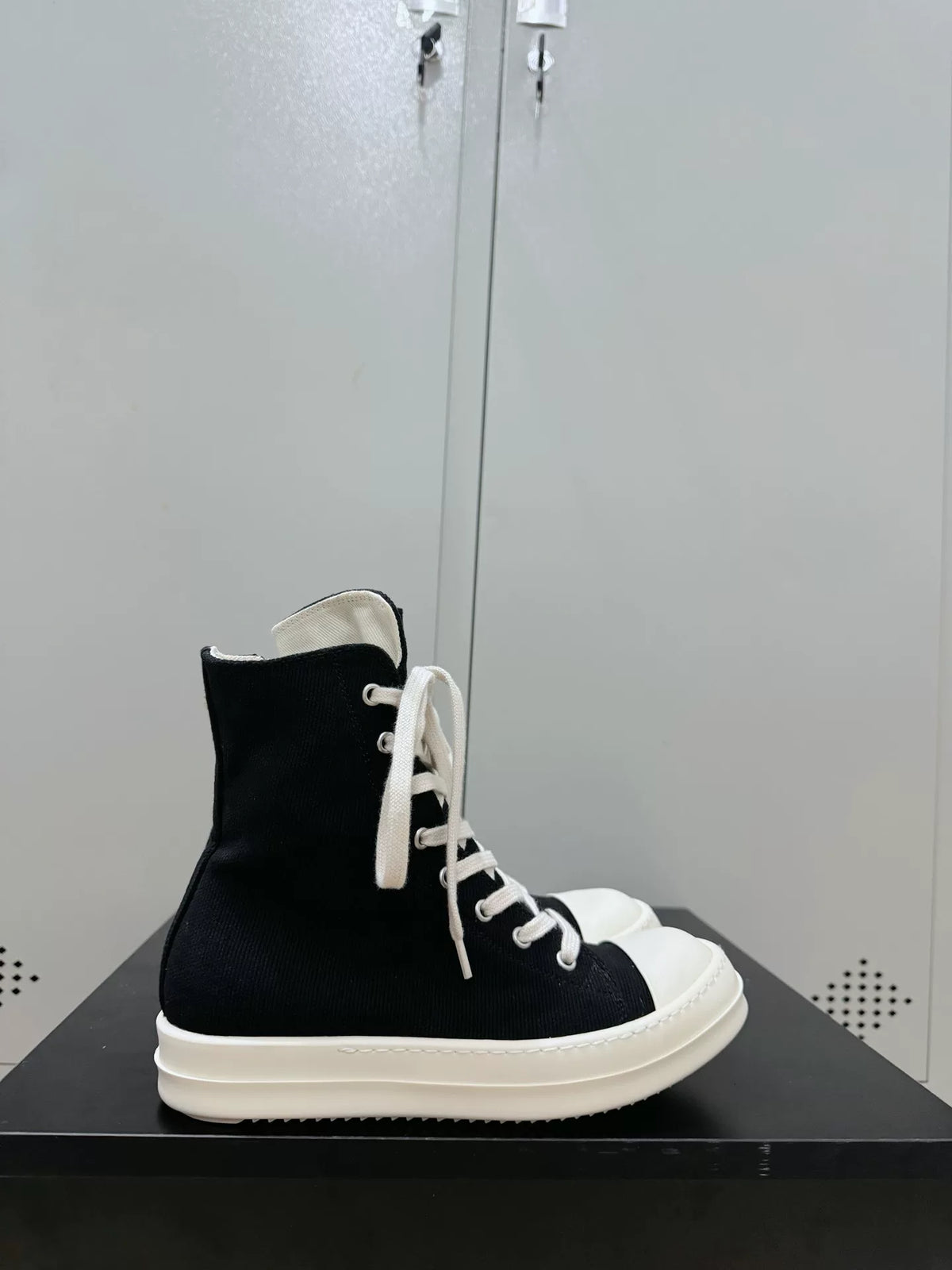Rick Owens DRKSHDW lace-up zip-fastening Sneakers | Black