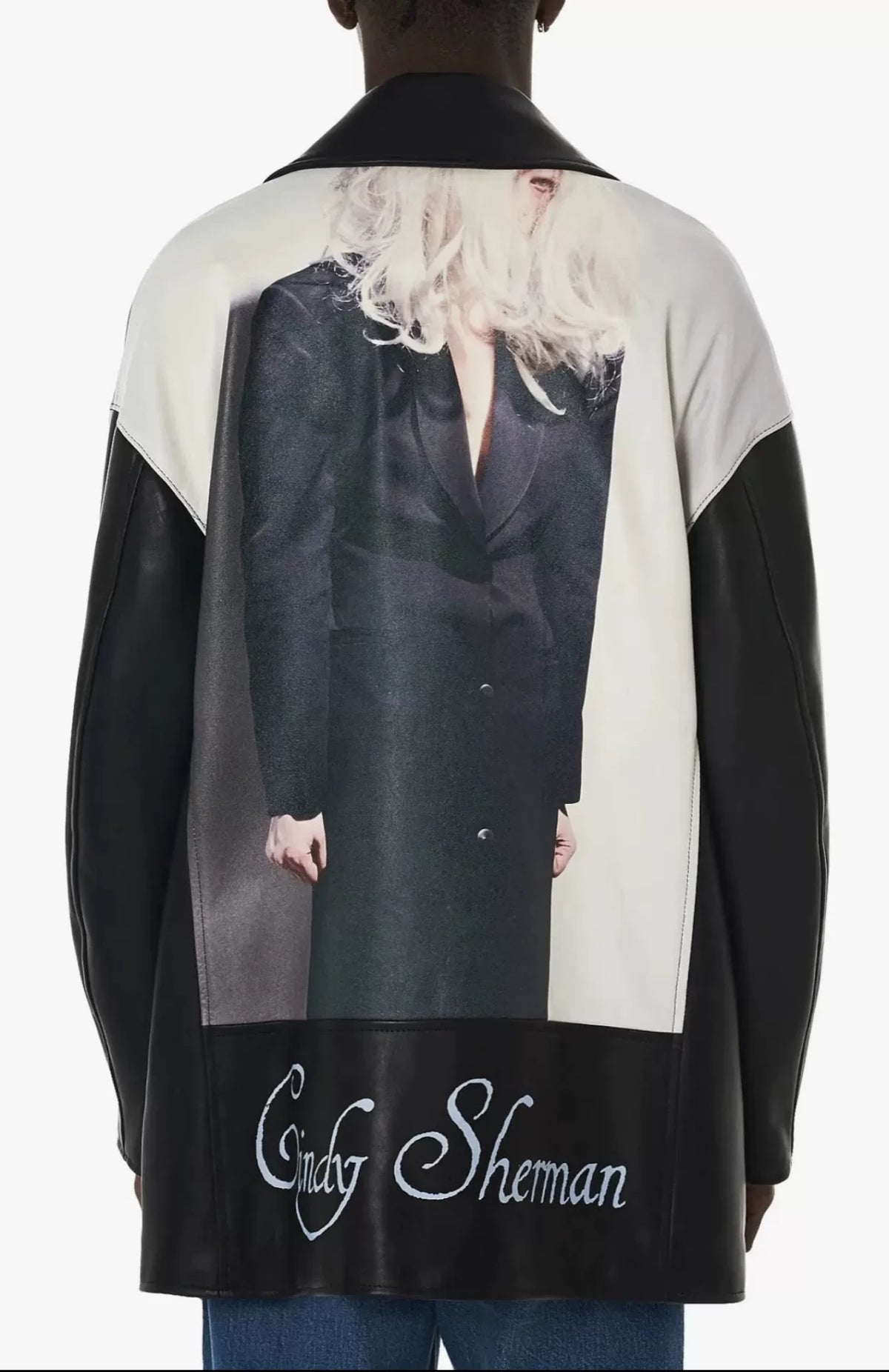 Undercover Cindy Sherman Portrait Leather Jacket