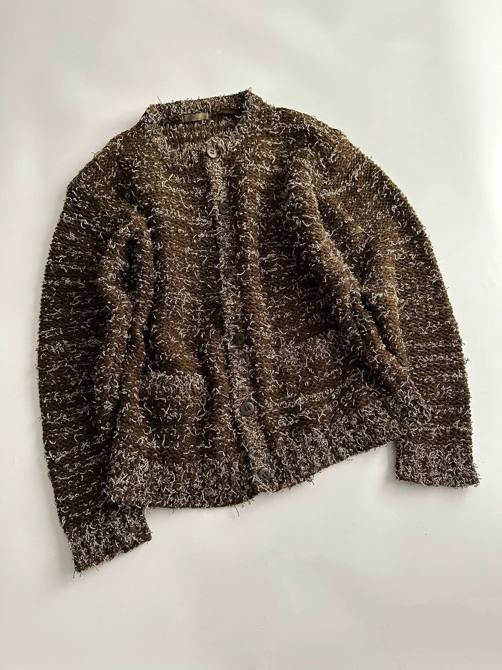 Yohji Yamamoto early men's line snowflake sweater cardigan