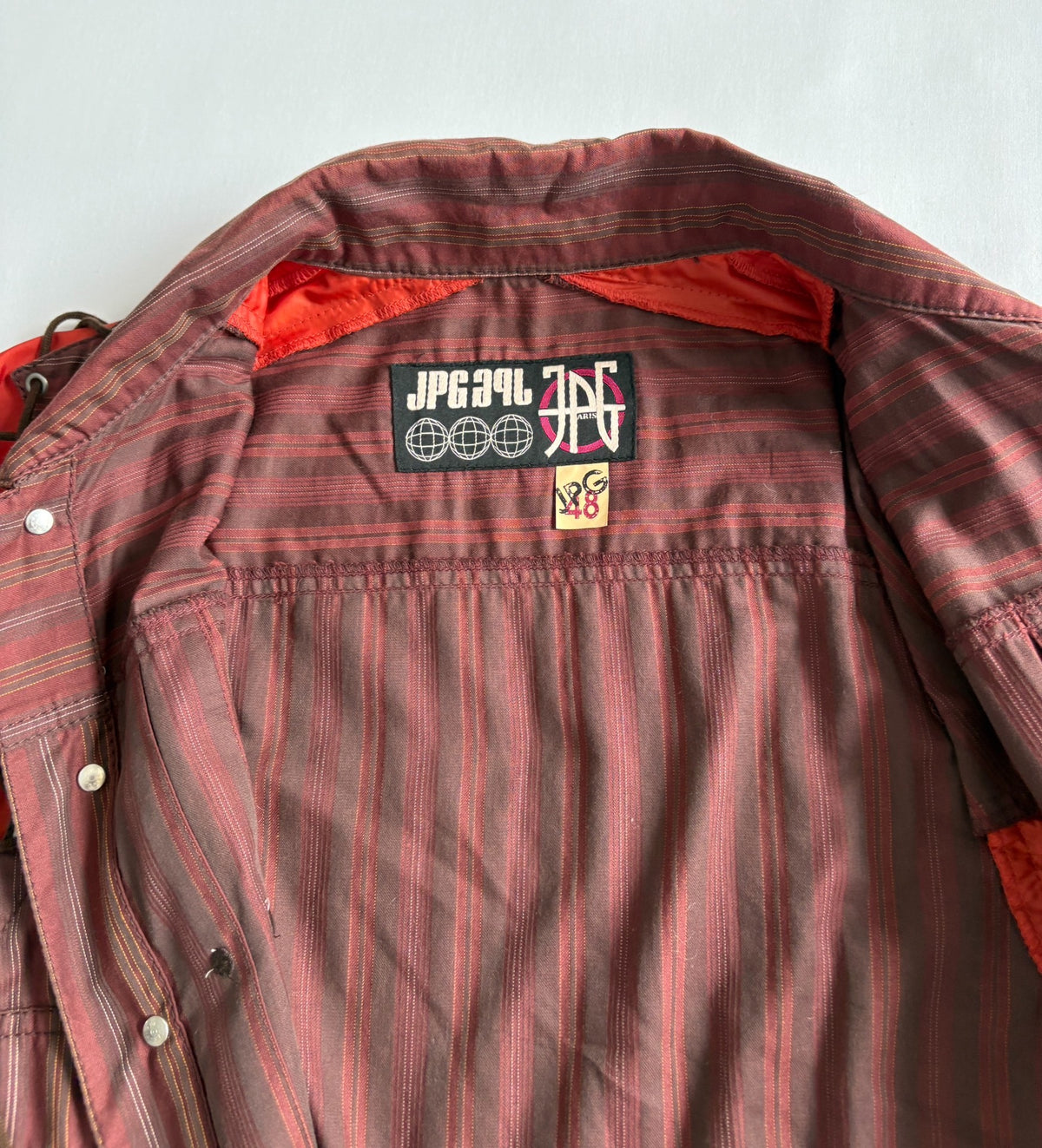 Jean Paul Gaultier lace-up jacket deconstructed drawstring coat