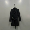 Dior Black Belted Coat