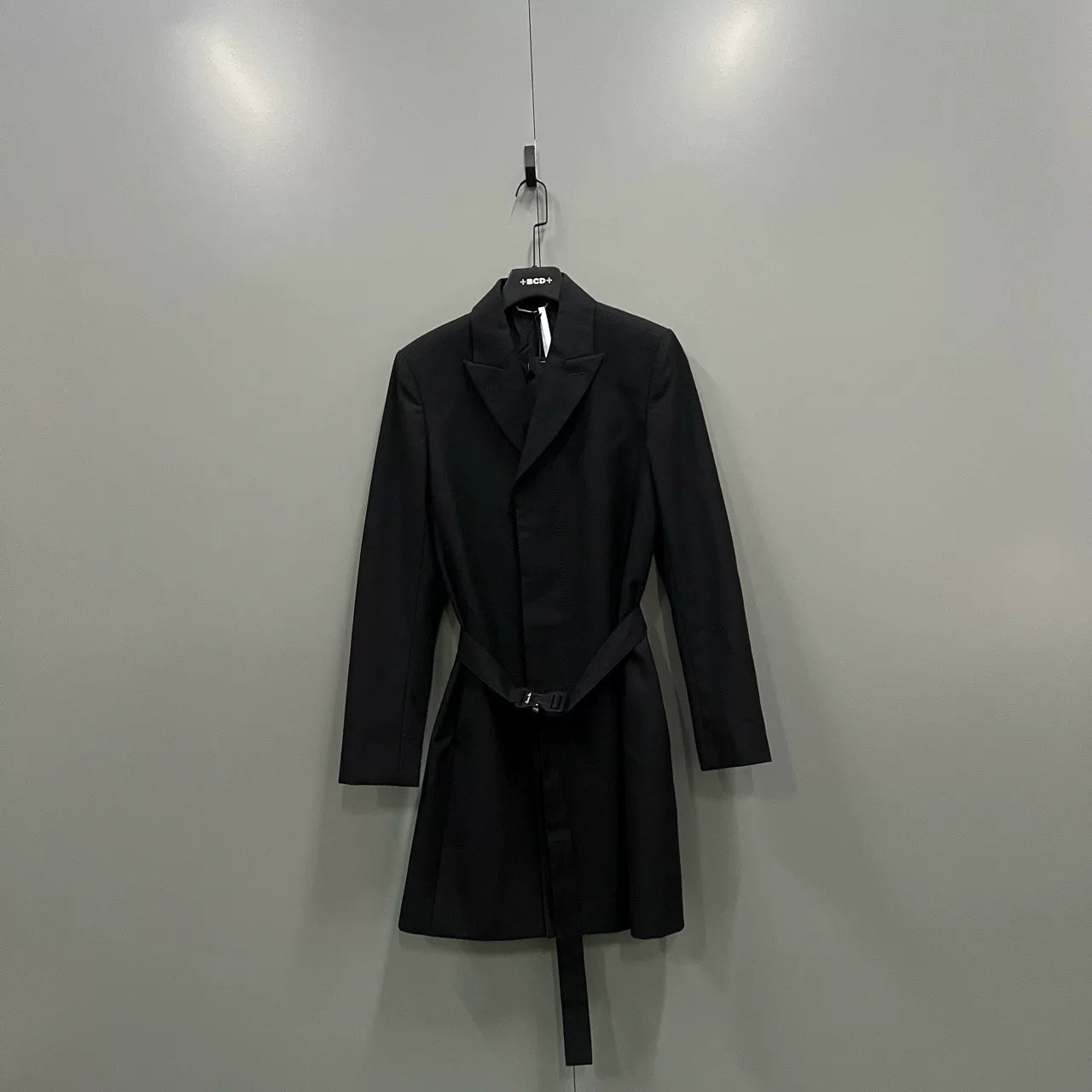 Dior Black Belted Coat