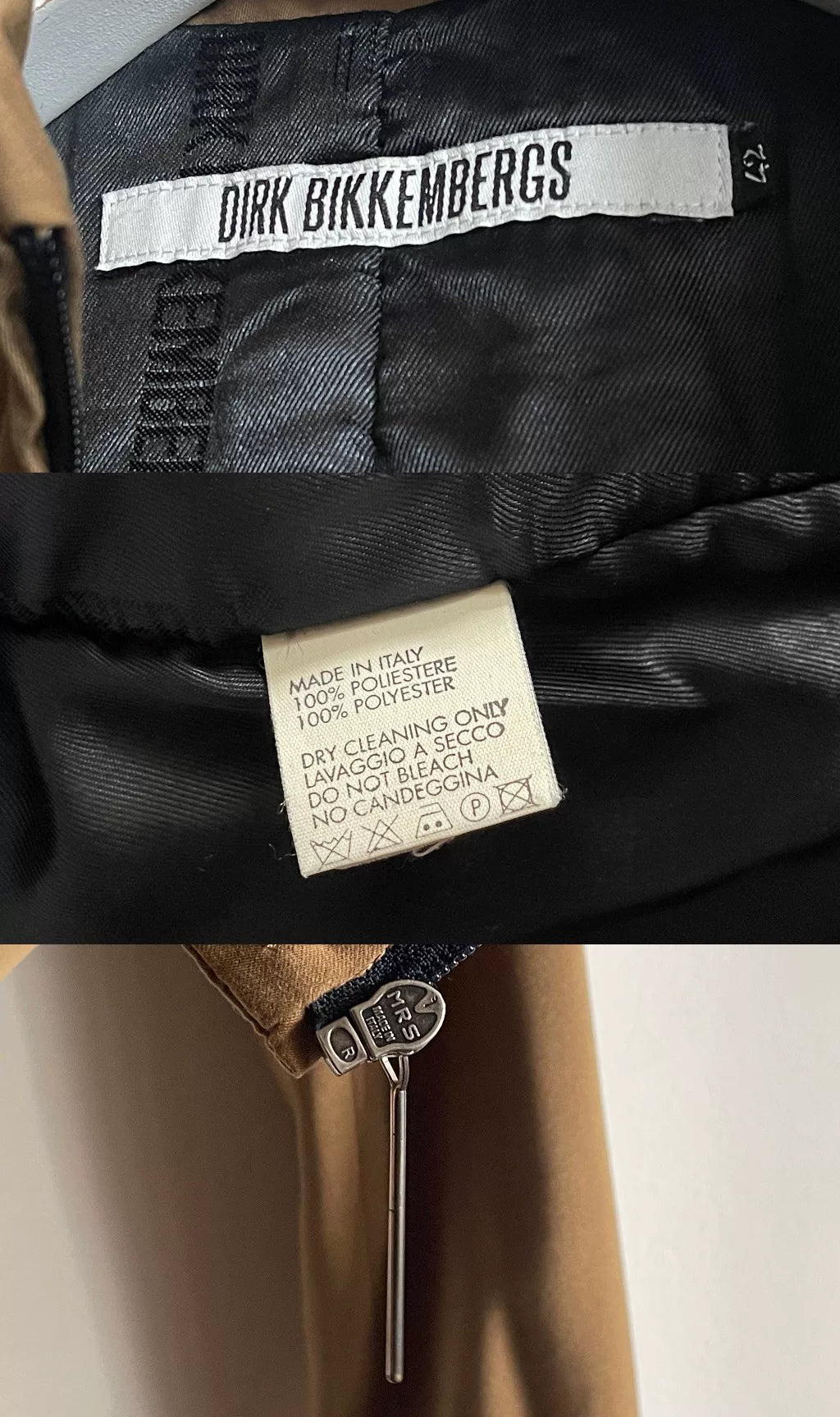 Dirk Bikkembergs FW97 Warrior Zip-Up Polyester Jacket