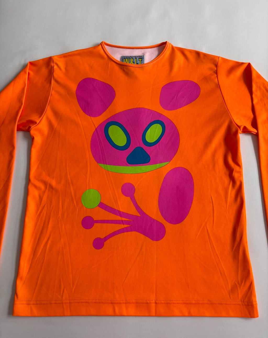 Walter Van Beirendonck Alien Print Long-Sleeve T-Shirt W&LT Vintage Showpiece Monster Alien Print Top