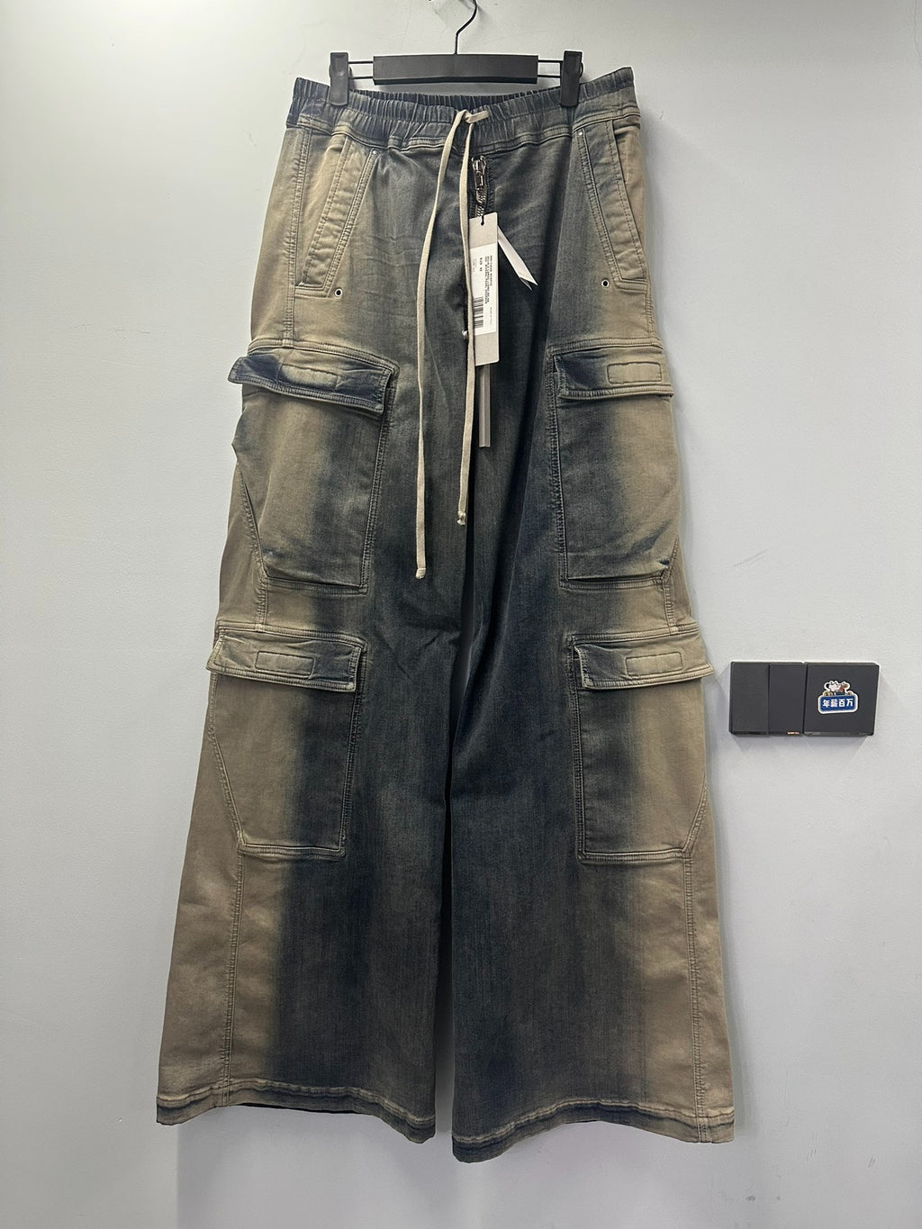 Rick Owens 23SS Bela cargo gradient jeans