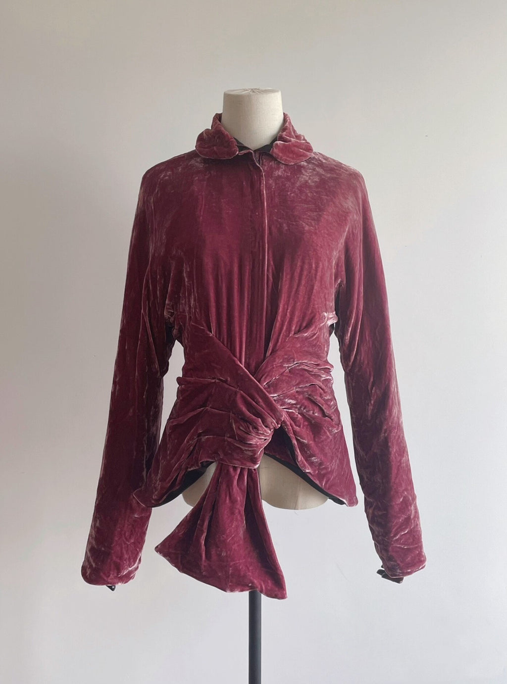 Jean Paul Gaultier Velvet Peach Top