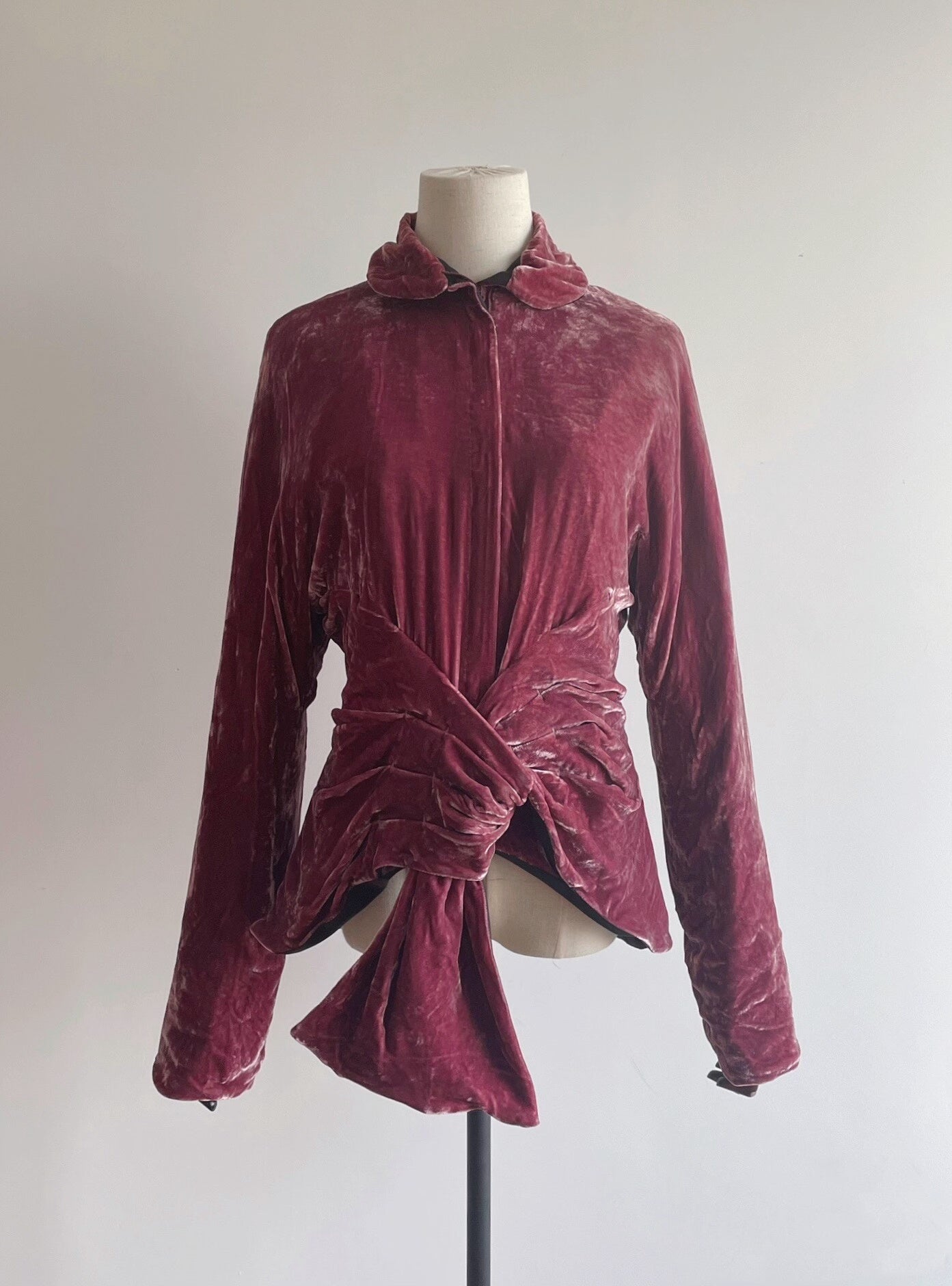 Jean Paul Gaultier Velvet Peach Top