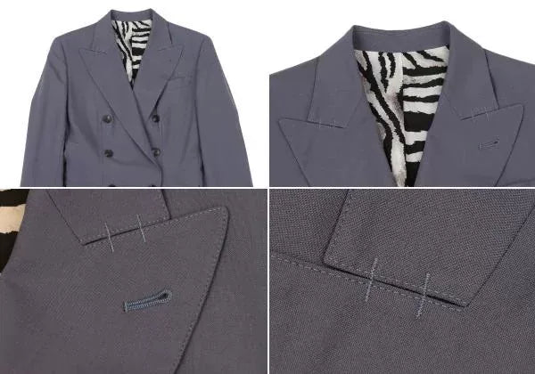 Jean Paul Gaultier Vintage Grey Double-Breasted Blazer