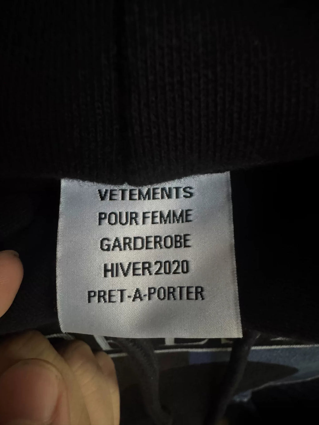 Vetements Dark Web Hoodie