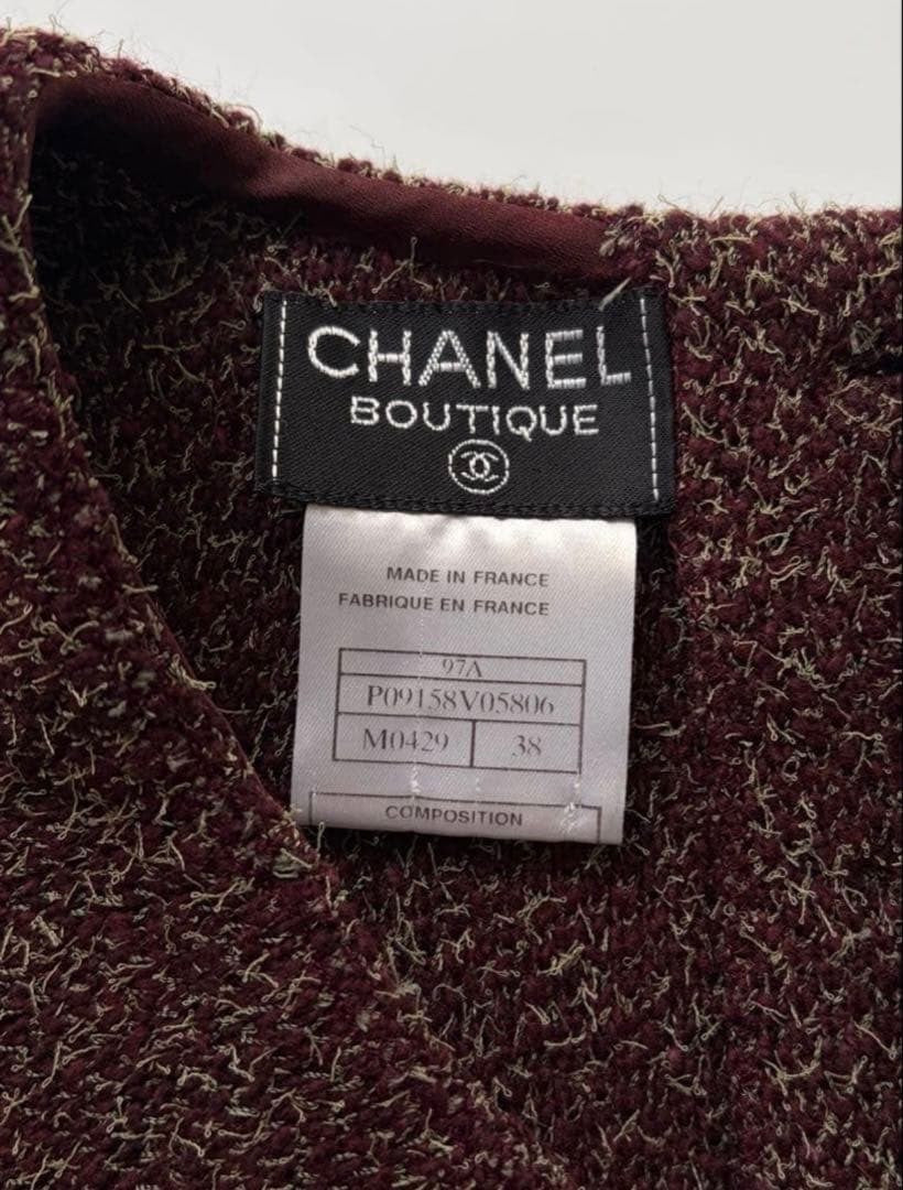 Chanel AW97 Tweed Knit Suit