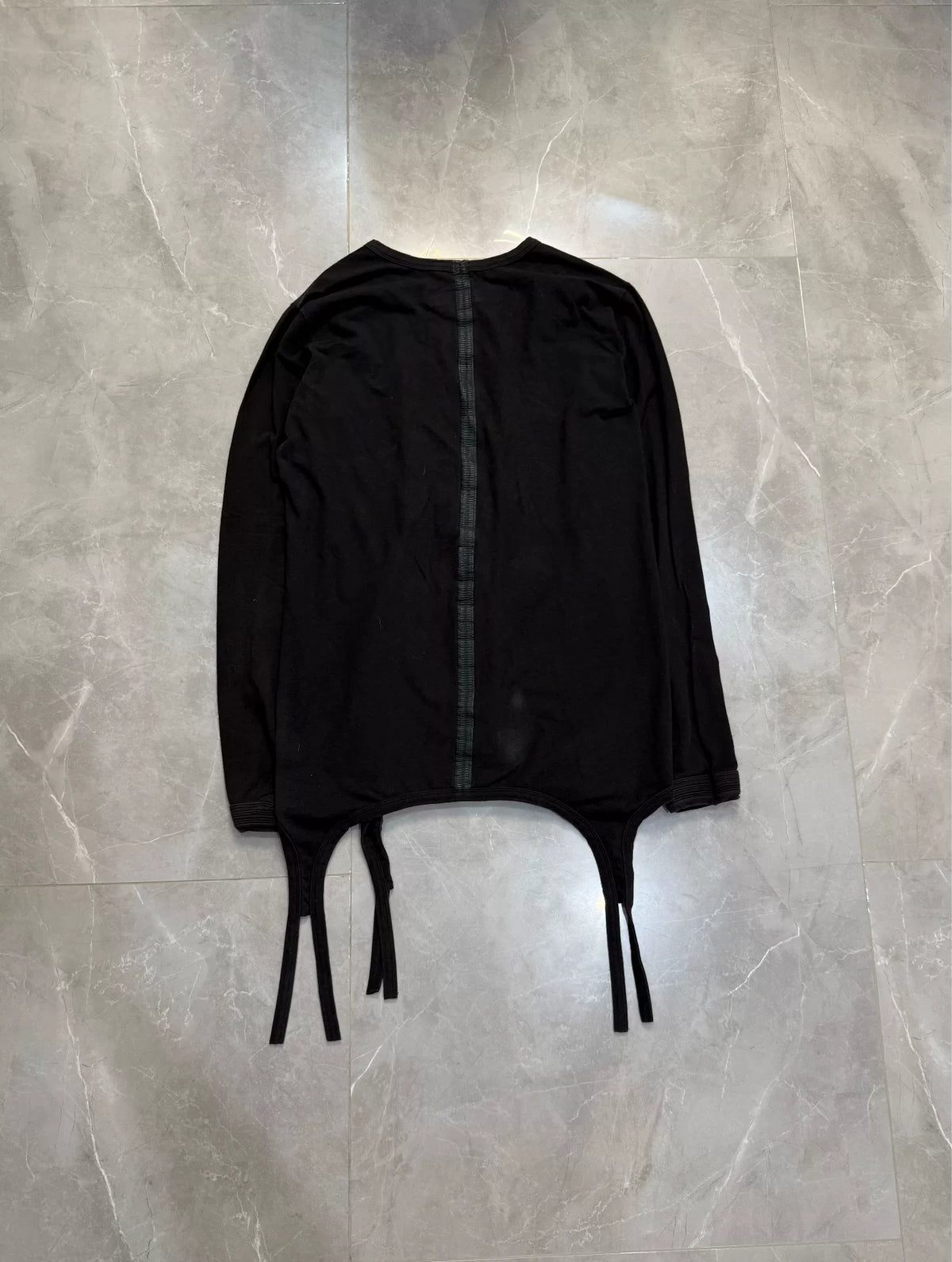 Isaac Sellam Scar Stitch Irregular Hem Sweater