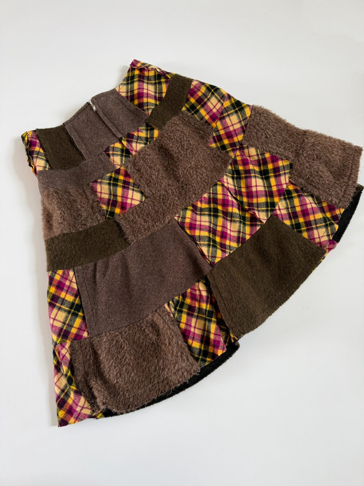 Comme Des Garcons 2005 Midi Fuzzy Skirt
