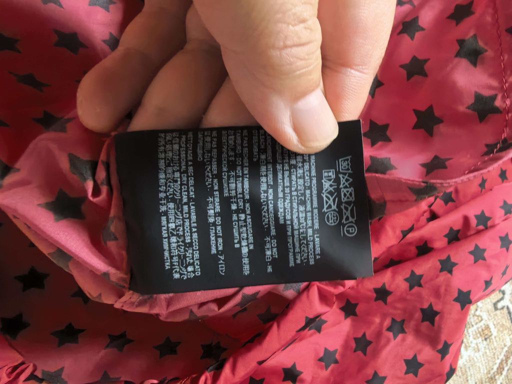Saint Laurent 19ss Red Sole Black Stars Multi-Zip Hoodie