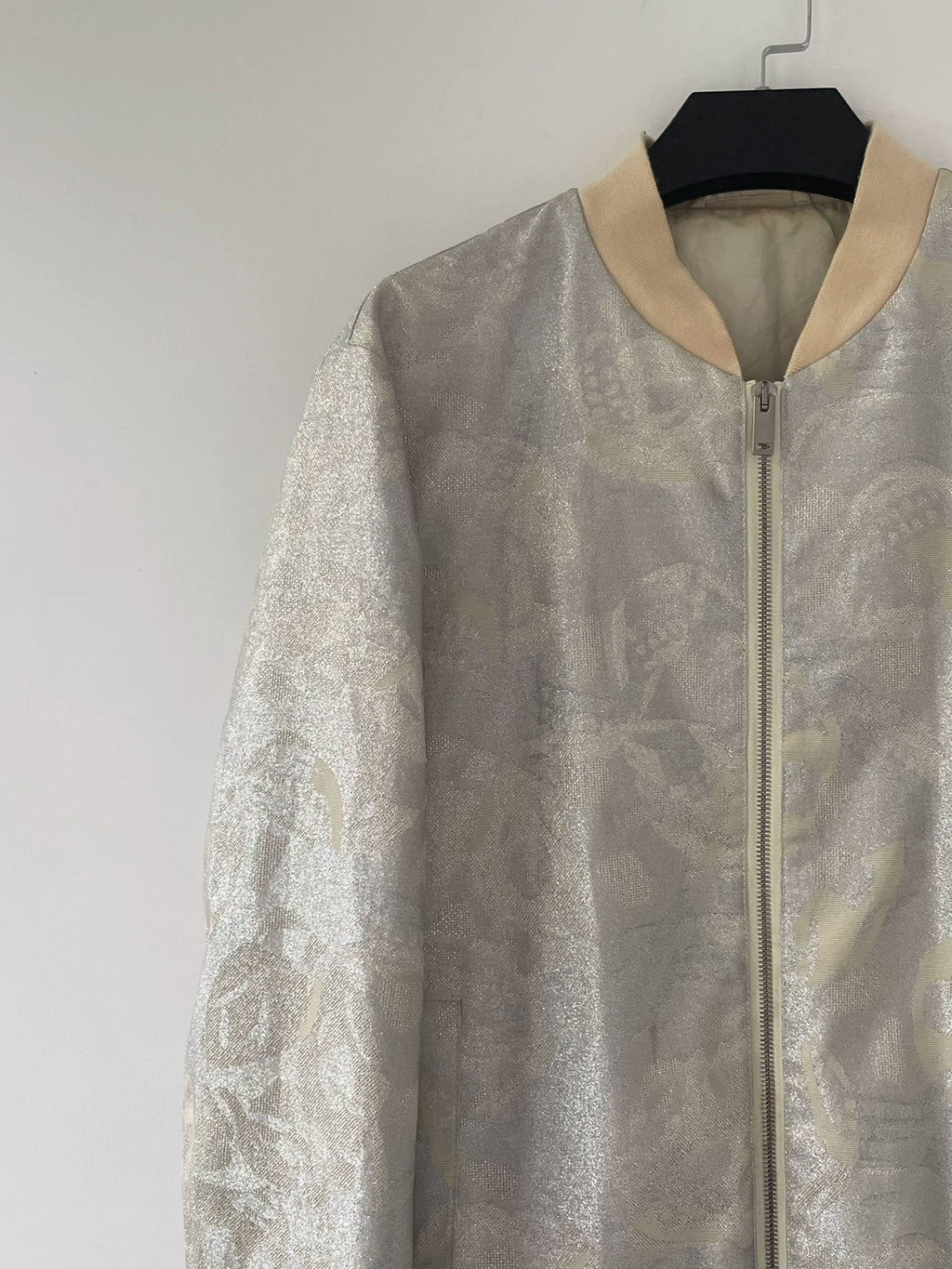Alexander McQueen | S/S15 Silver Thread Bomber Jacket